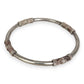 SILVER DEAL | Sterling Silver Raised Pattern Bangle 62.7mm