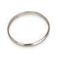 GOLD DEAL | 9ct (9k) White Gold Luna Curve Bangle 65.1mm