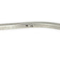 SILVER DEAL | Sterling Silver Squared Wavy Round Bangle