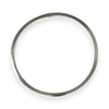 SILVER DEAL | Sterling Silver Squared Wavy Round Bangle
