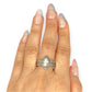 SILVER DEAL | Sterling Silver Lustra Marquise Ring Size Q