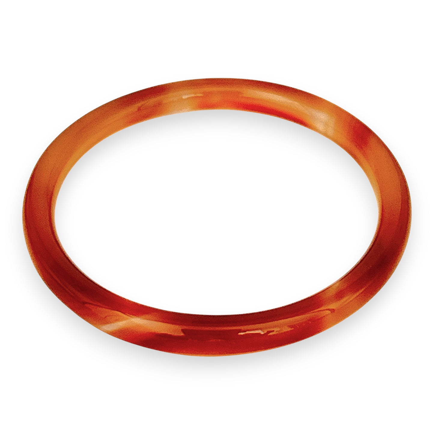 JADE DEAL | Brown Jade EarthGlow  Bangle – Petite 51.5mm