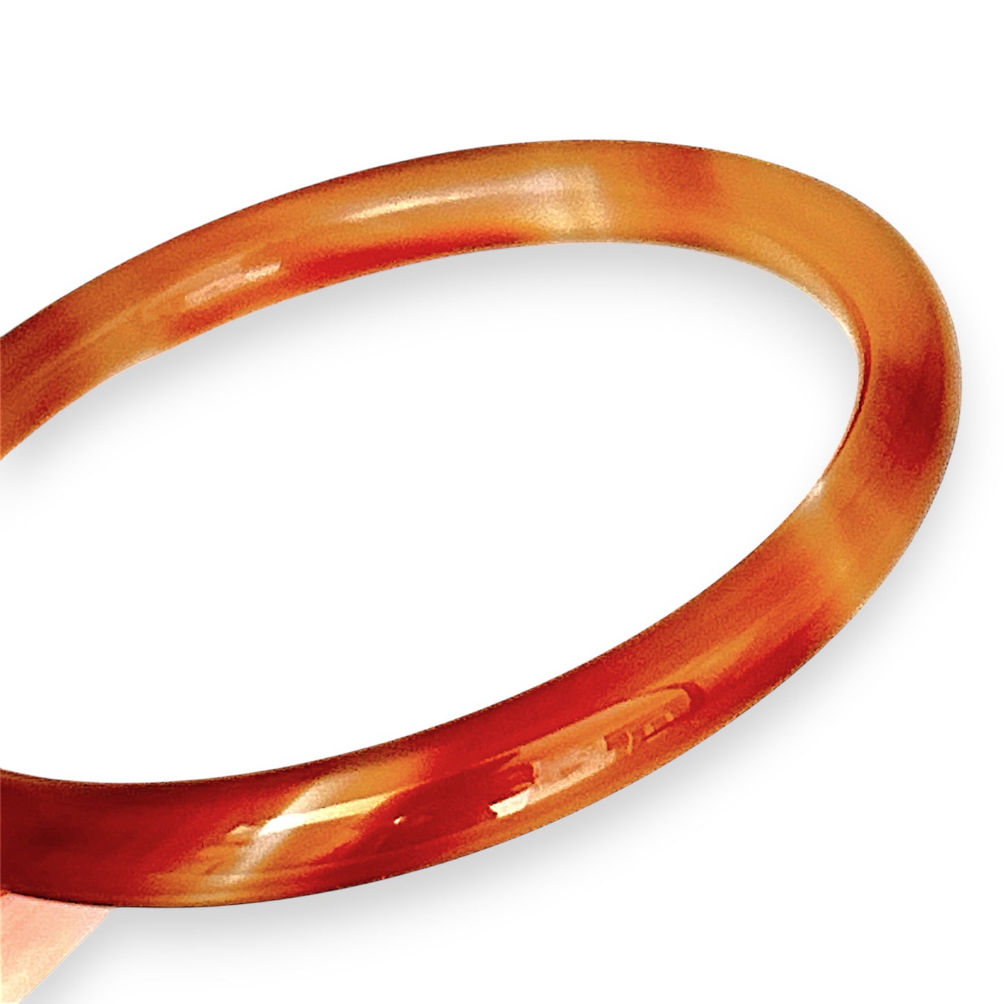 JADE DEAL | Brown Jade EarthGlow  Bangle – Petite 51.5mm
