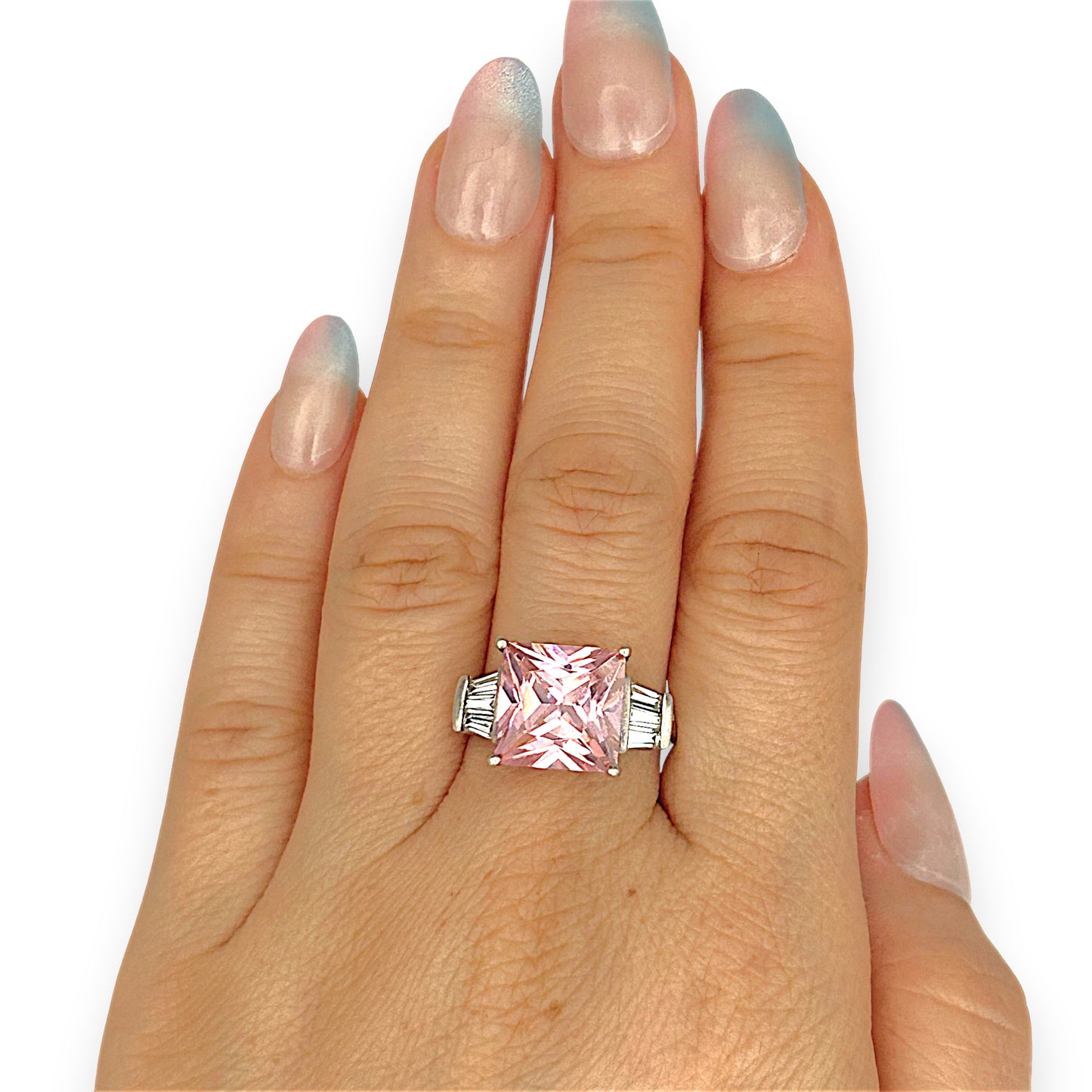 SILVER DEAL | Sterling Silver Rosé Radiance Ring Size O