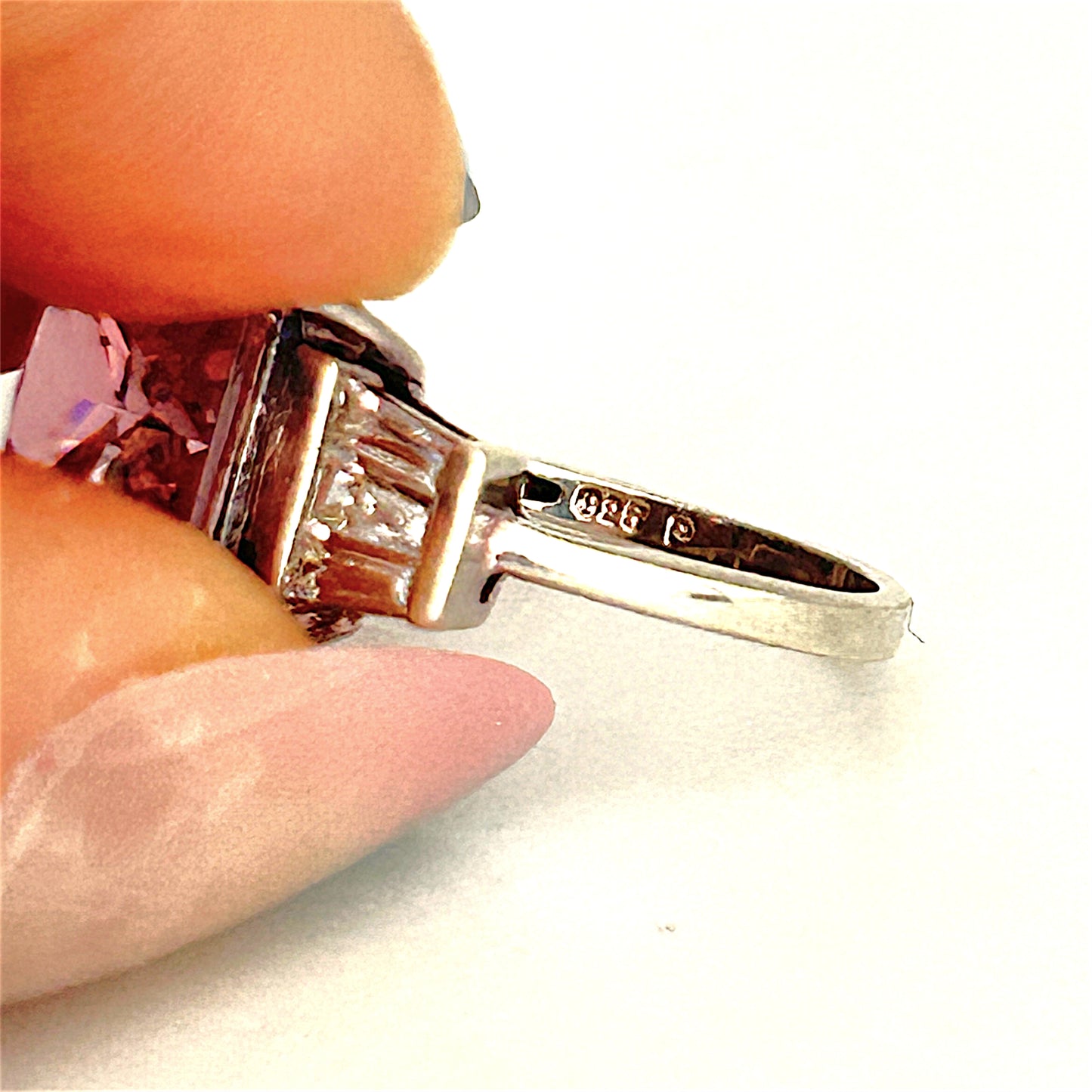 SILVER DEAL | Sterling Silver Rosé Radiance Ring Size O