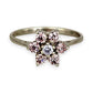 SILVER DEAL | Sterling Silver Floral Spark Ring Size O 1/2