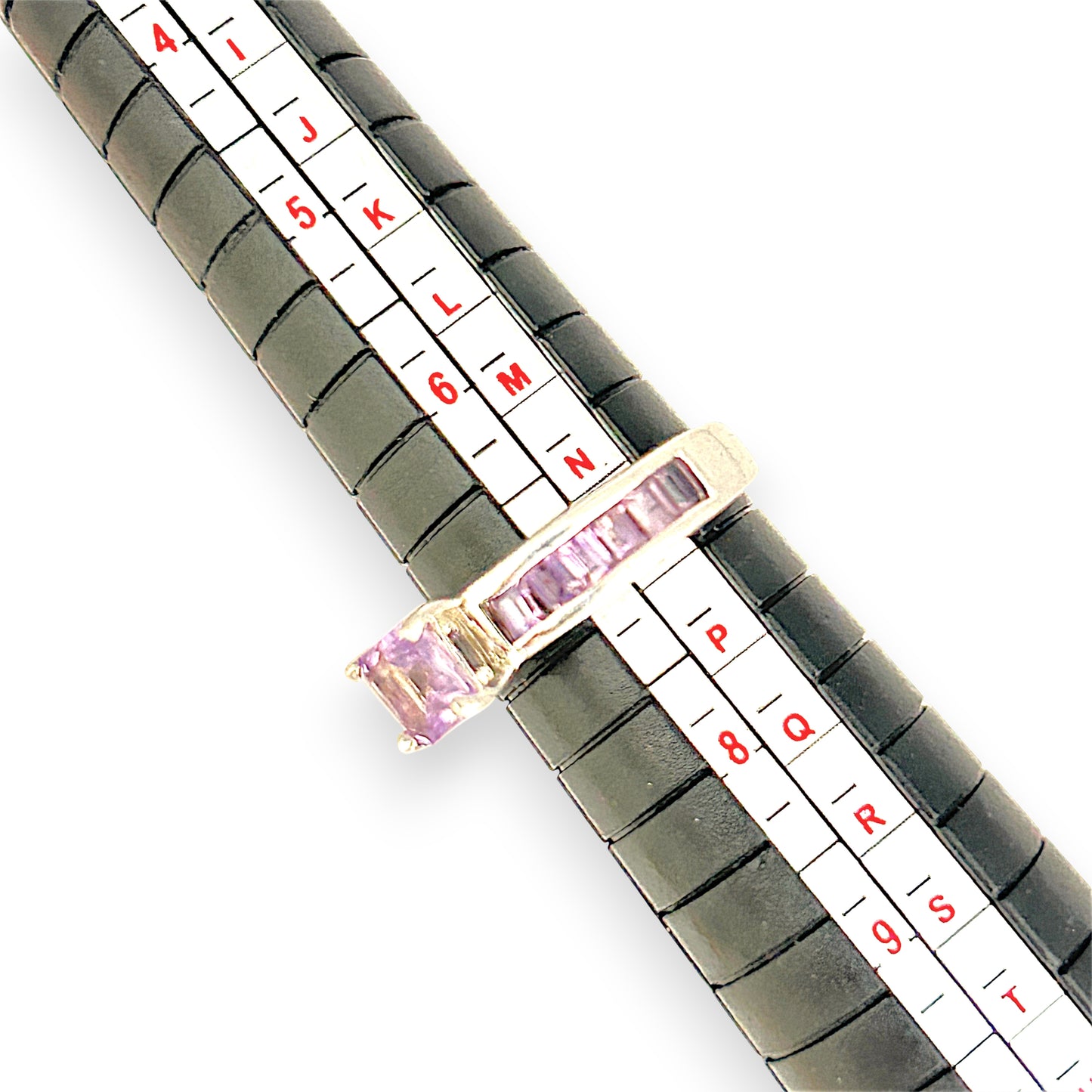 SILVER DEAL | Sterling SilverViolet Prism Amethyst Rings Size O