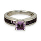 SILVER DEAL | Sterling SilverViolet Prism Amethyst Rings Size O