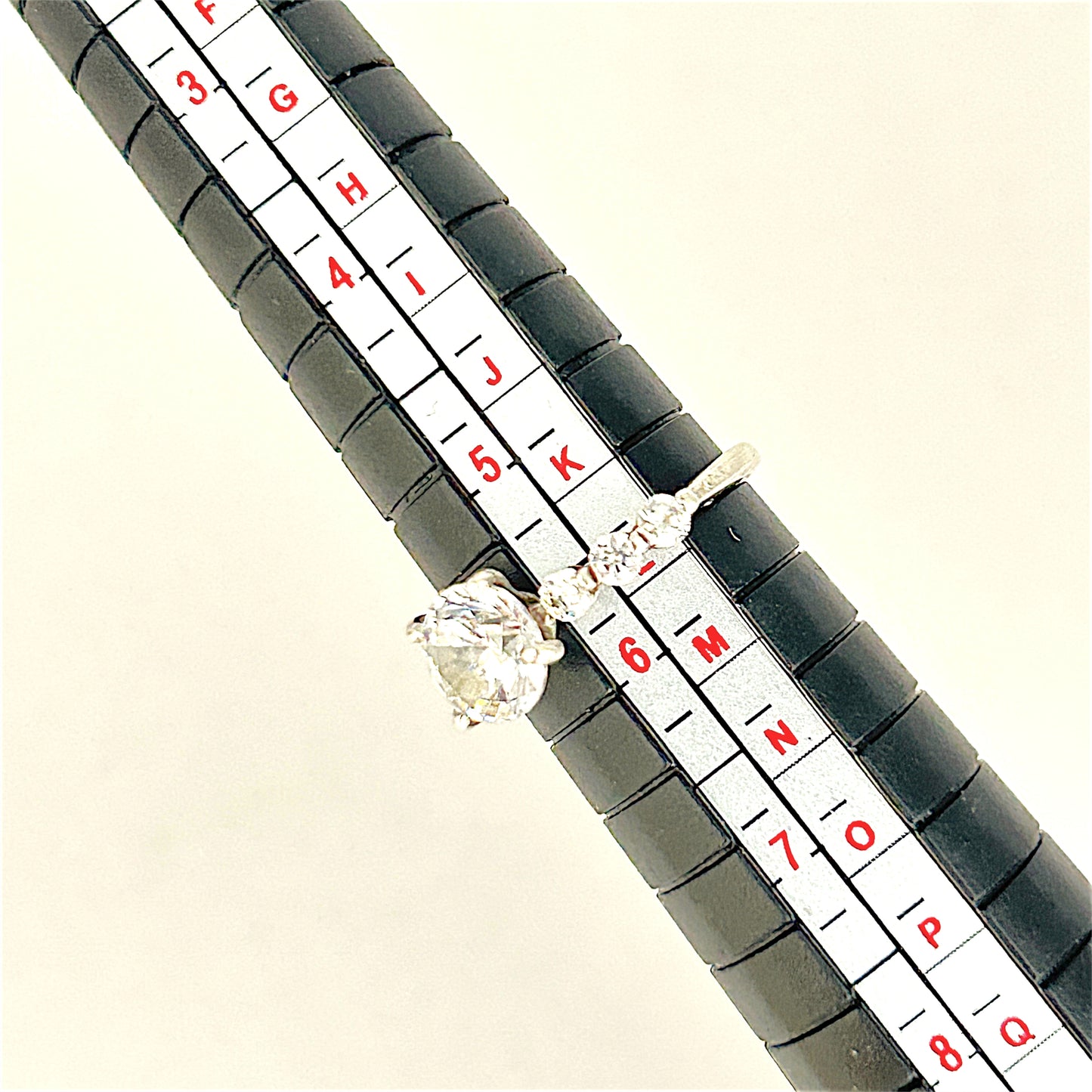 SILVER DEAL | Sterling Silver Sparkline Ring Size L