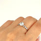 SILVER DEAL | Sterling Silver Sparkline Ring Size L