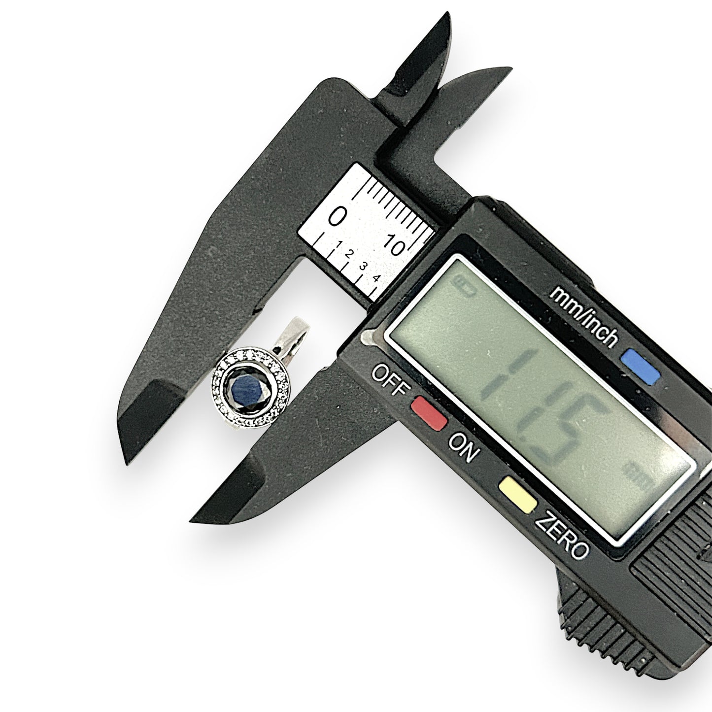 SILVER DEAL | Sterling Silver Midnight Halo Ring Size M