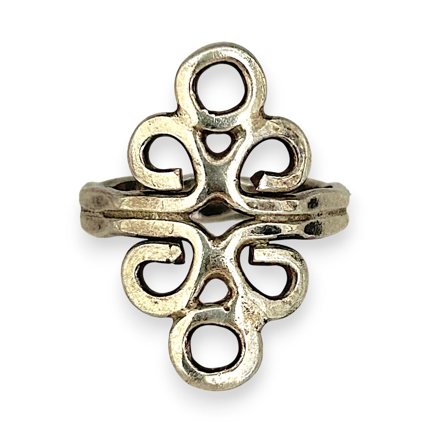 SILVER DEAL | Sterling Silver Tāwhiri Twist Rings Size N 1/2