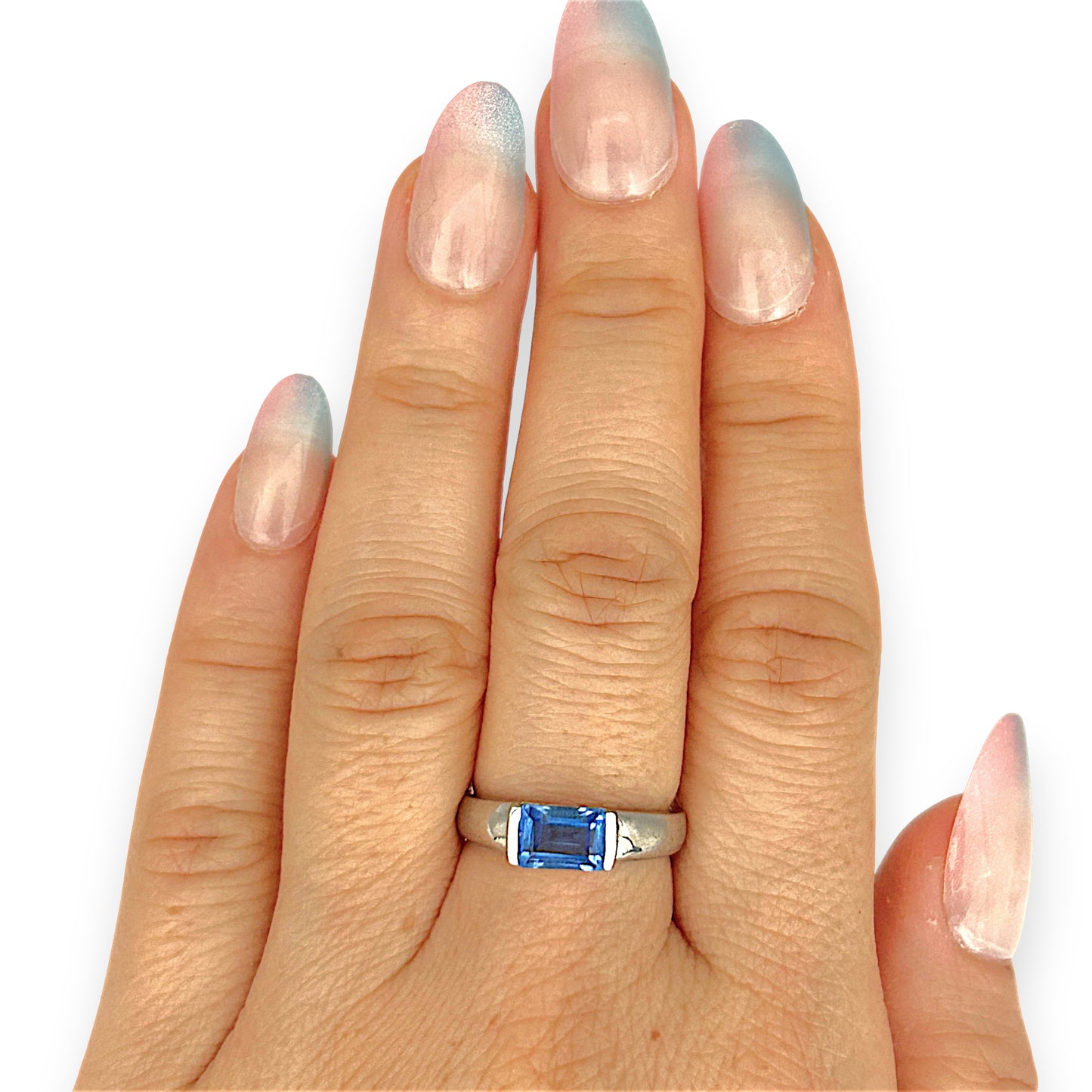 SILVER DEAL | Sterling Silver Ocean Gleam Ring Size L