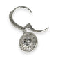 SILVER DEAL | Sterling Silver Halo Grace Drop Earrings - Refurbished