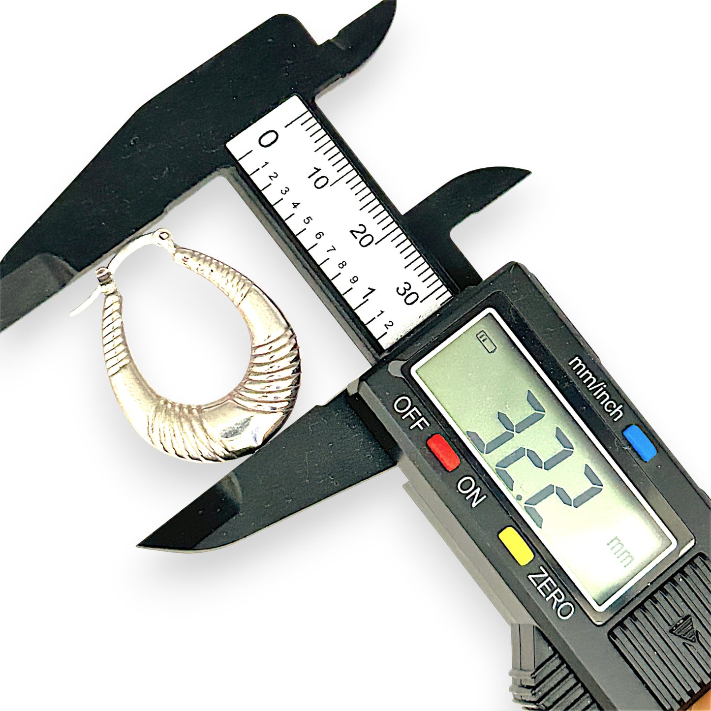 SILVER DEAL | Sterling Silver Ripple Hoop Earrings