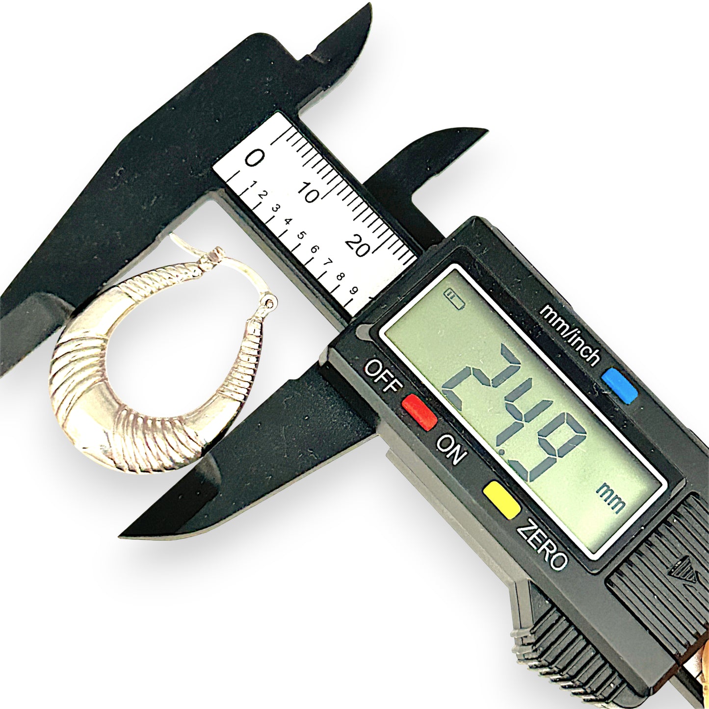 SILVER DEAL | Sterling Silver Ripple Hoop Earrings