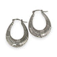 SILVER DEAL | Sterling Silver Ripple Hoop Earrings