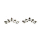 SILVER DEAL | Sterling Silver Five Petals of Light Stud Earrings