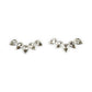 SILVER DEAL | Sterling Silver Five Petals of Light Stud Earrings