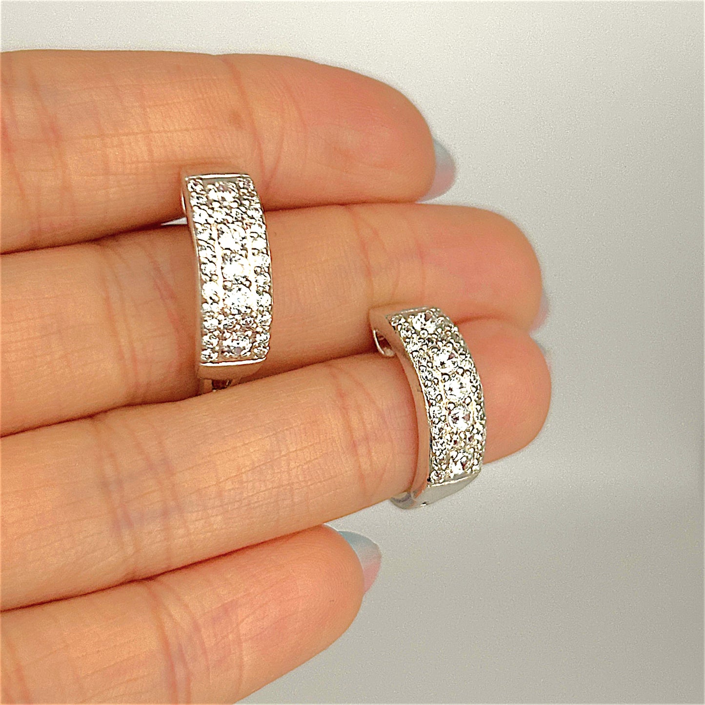 SILVER DEAL | Sterling Silver Arc Spark Stud Earrings