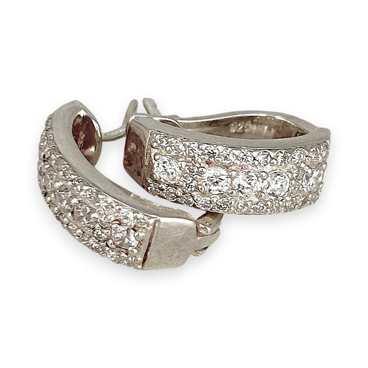 SILVER DEAL | Sterling Silver Arc Spark Stud Earrings