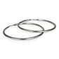 SILVER DEAL | Sterling Silver Moonline Hoop Earrings 54.5mm