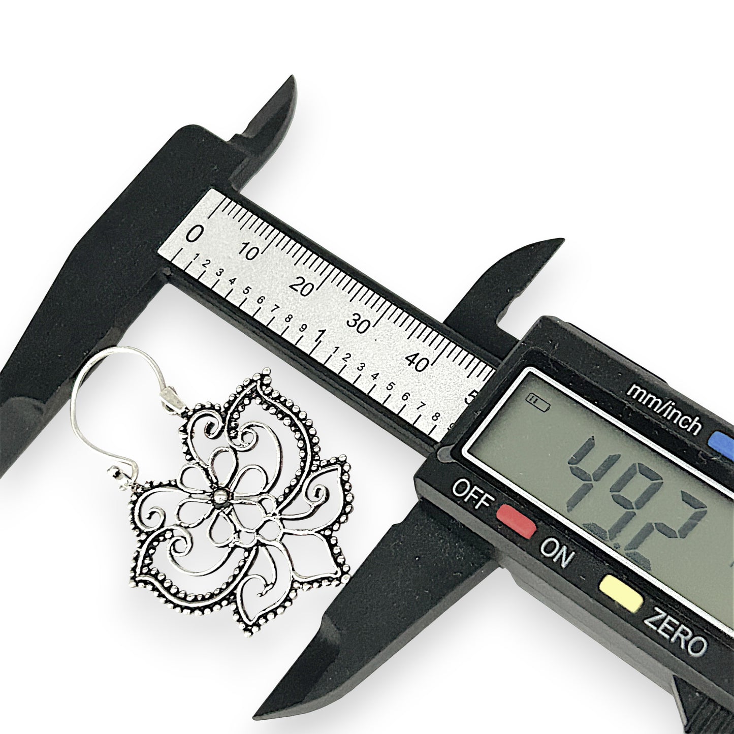 SILVER DEAL | Sterling Silver PetalLace Silver Drops Earrings