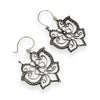SILVER DEAL | Sterling Silver PetalLace Silver Drops Earrings