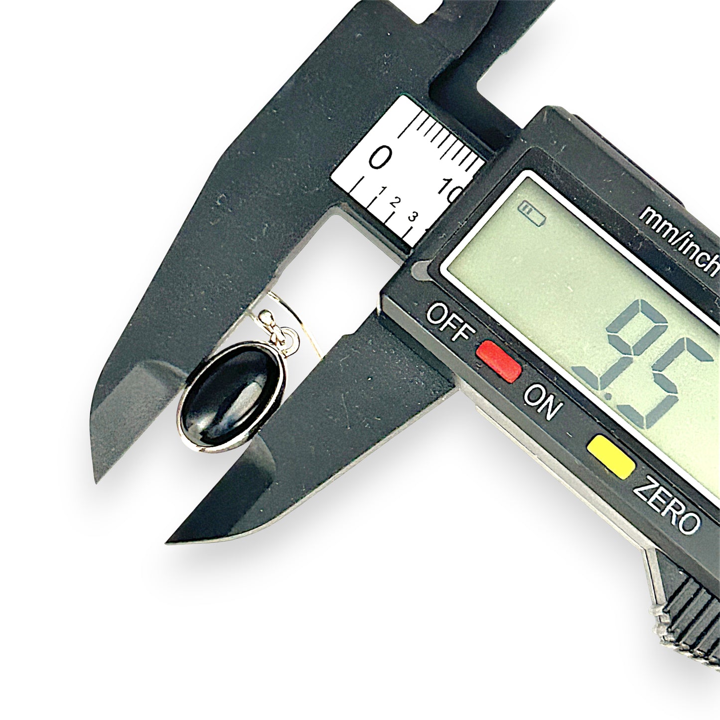 SILVER DEAL | Sterling Silver Midnight Oval Dangle Earrings