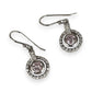 SILVER DEAL | Sterling Silver RoséHalo Silver Dangle Earrings