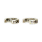 SILVER DEAL | Sterling Silver Aurora Four CZ Huggies Earrings