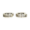 SILVER DEAL | Sterling Silver Aurora Four CZ Huggies Earrings