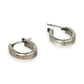 SILVER DEAL | Sterling Silver Rugged Luna Loops Hoop Earrings