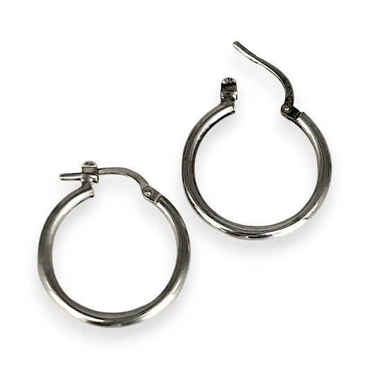 SILVER DEAL | Sterling Silver EveryDay Hoop Earrings 19.4mm