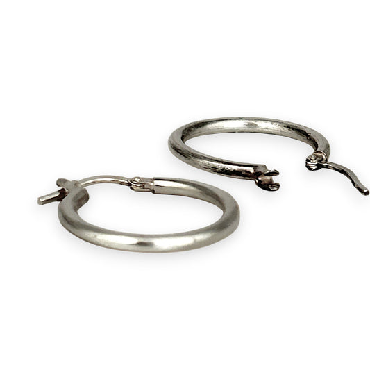 SILVER DEAL | Sterling Silver EveryDay Hoop Earrings 19.4mm