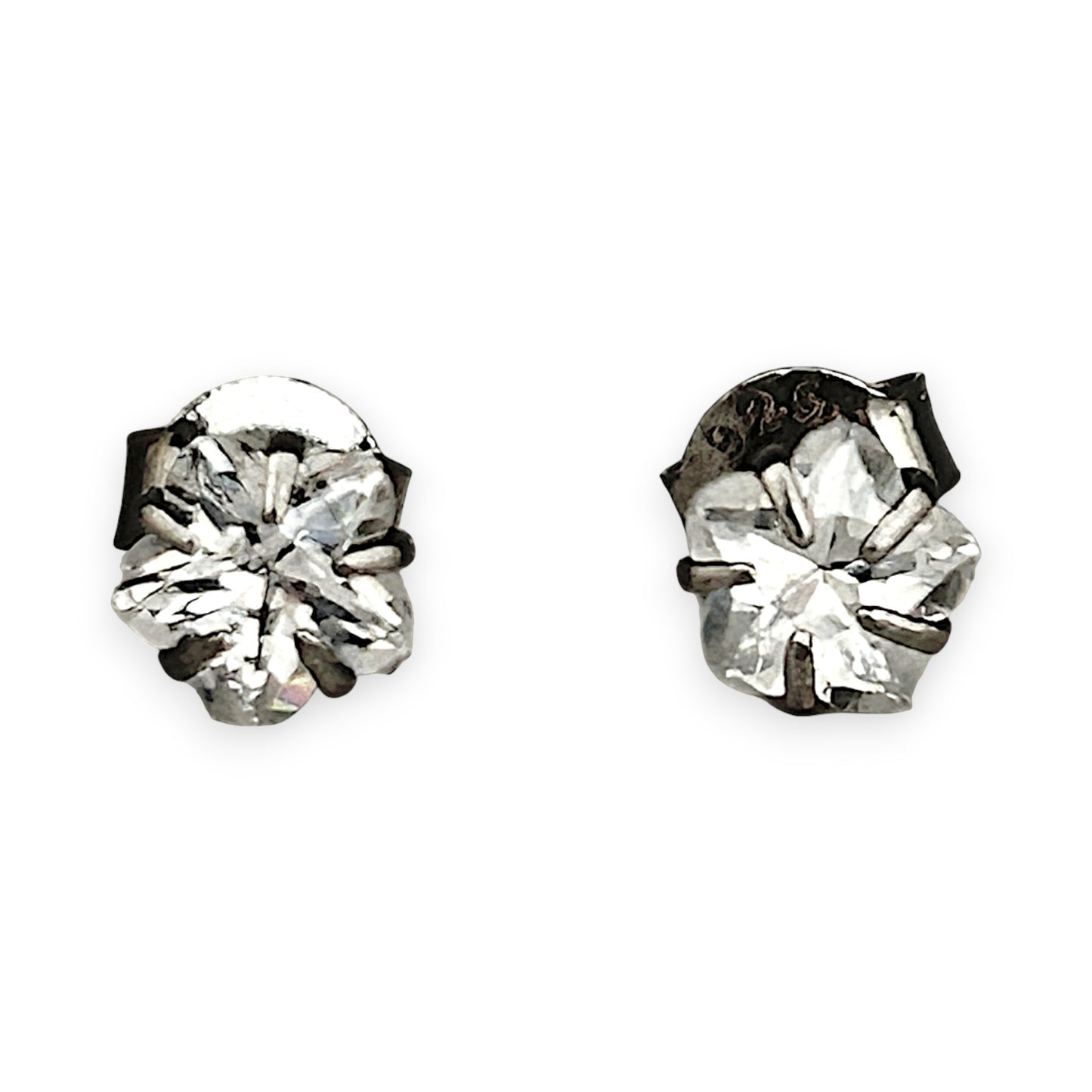 SILVER DEAL | Sterling Silver Celestial Bloom CZ Stud Earrings