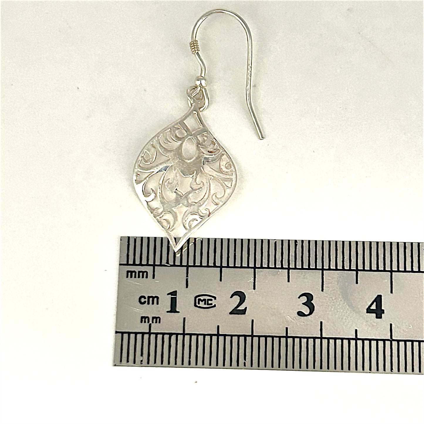 SILVER DEAL | Sterling Silver LeafLace Dangle Earrings