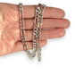 SILVER DEAL | NZ Sterling Silver 3-1 Figaro Chain Length 60cm