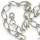 SILVER DEAL | Sterling Silver Asymmetrical Heart Pendant Necklace 42cm
