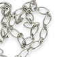 SILVER DEAL | Sterling Silver Asymmetrical Heart Pendant Necklace 42cm