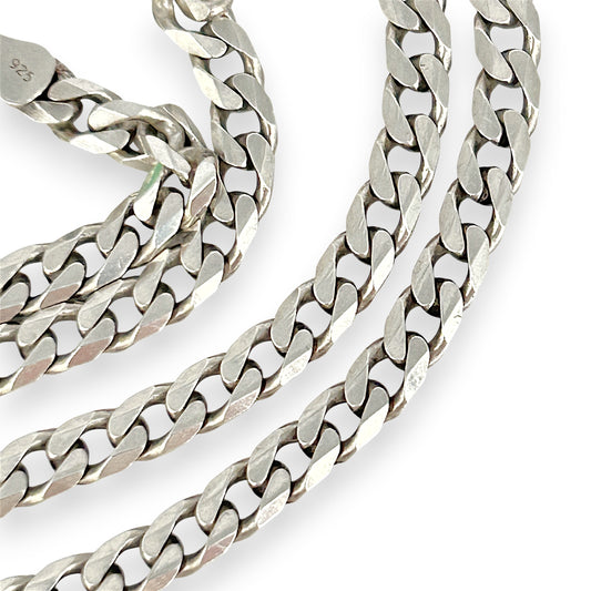 SILVER DEAL | Sterling Silver Celestio Sleek Curb Chain 50cm