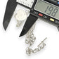 SILVER DEAL | Sterling Silver Solid Heart Toggle Necklace 42cm