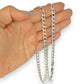 SILVER DEAL | Sterling Silver Refurbished Lustra Flat Curb Chain 59cm