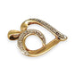 GOLD DEAL | 9ct (9K) Gold Two Tone Luna Lace Heart Pendant with Diamonds
