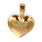 9ct Gold Rounded Large Heart Pendant. R # 672