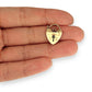 GOLD DEAL | 9K Gold Vintage Heart Padlock