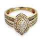 GOLD DEAL | FLASH SALE 9ct (9K) Gold Marquise Diamond Ring TDW 0.50ct Valuation $1,950