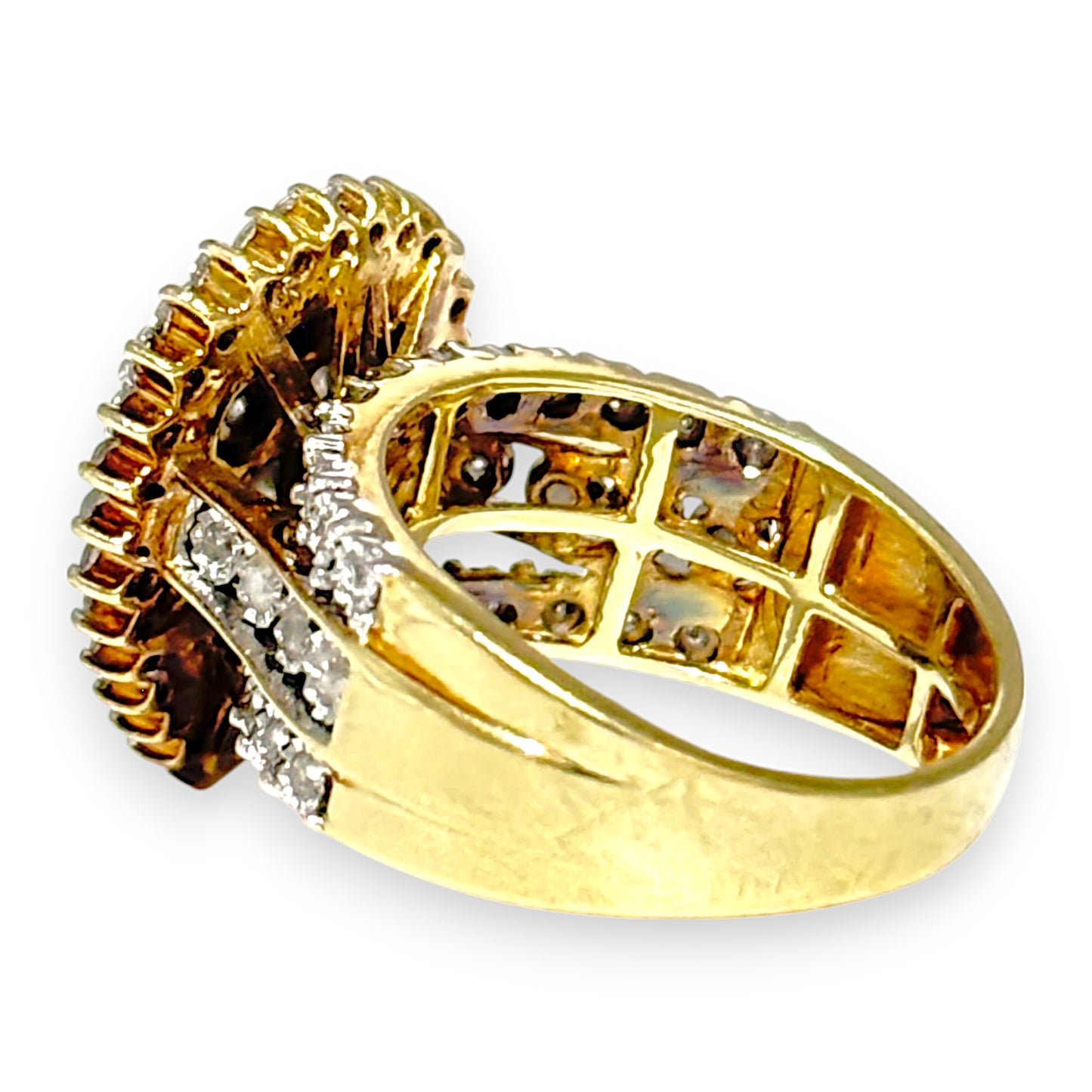9ct Gold Engagement Wedding Eternity 1ct Diamond Ring Valuation $4,350 R # 683