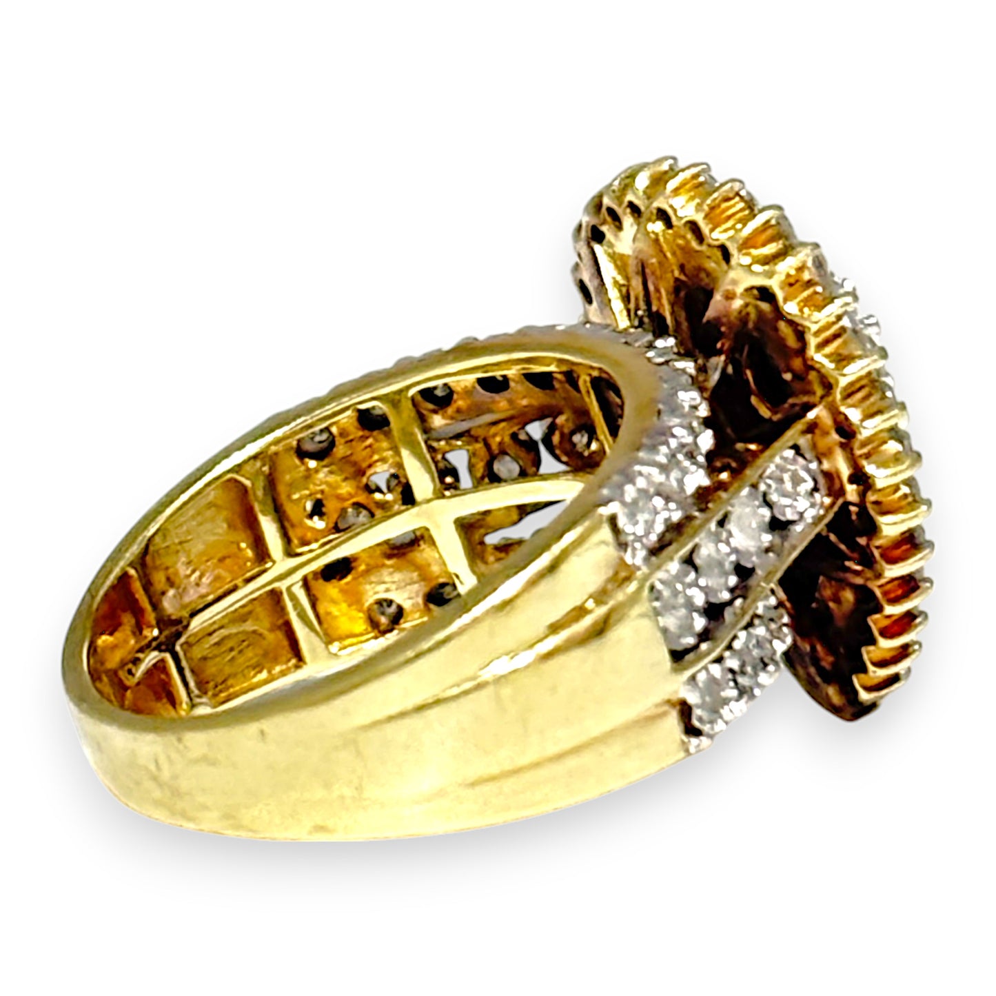 9ct Gold Engagement Wedding Eternity 1ct Diamond Ring Valuation $4,350 R # 683