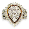 9ct Gold Engagement Wedding Eternity 1ct Diamond Ring Valuation $4,350 R # 683